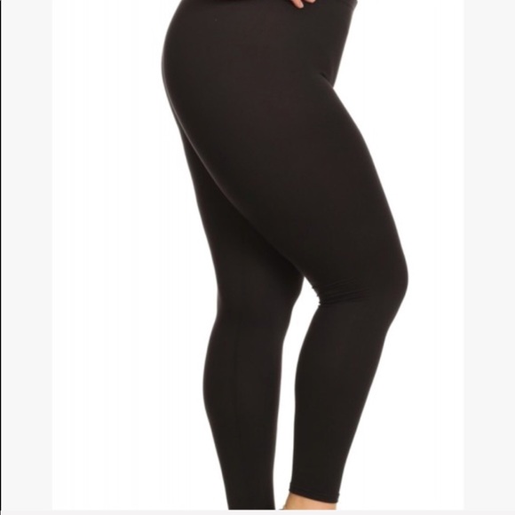 🆕Black Leggings For Curvy Sexy Women - Picture 4 of 5